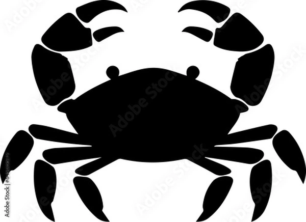 Obraz Stone crab flat icon