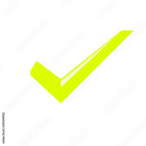 Fototapeta green check mark