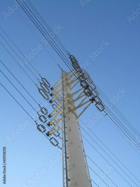 Fototapeta 電柱と空