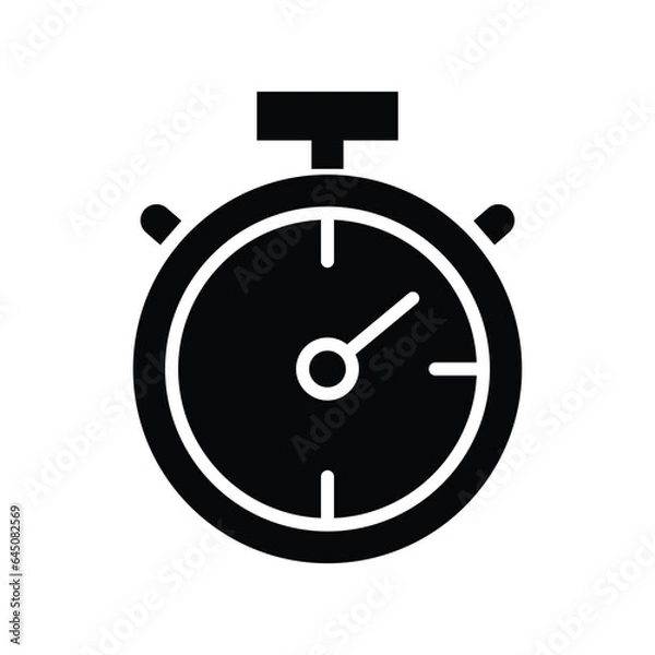 Obraz clock icon design, illustration design