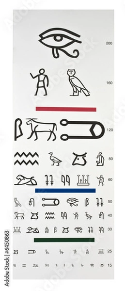 Obraz sehtest ägyptisch