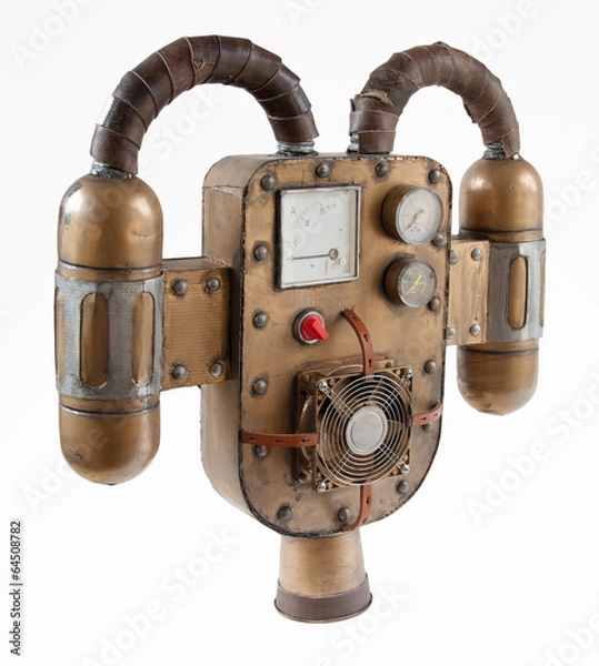 Obraz Vintage steampunk jetpack