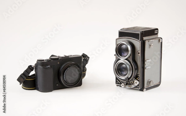 Obraz Old and new camera