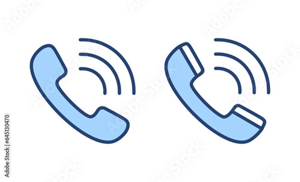 Obraz Call icon vector. telephone sign and symbol. phone icon. contact us