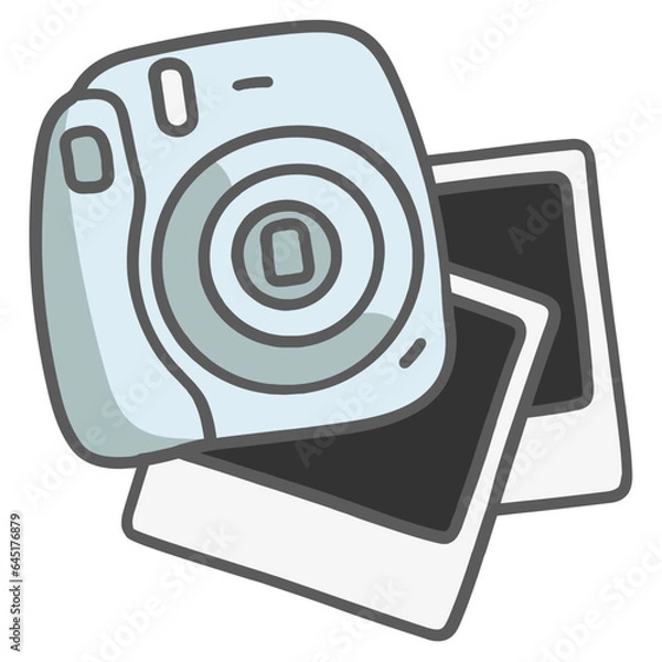 Obraz polaroid illustration