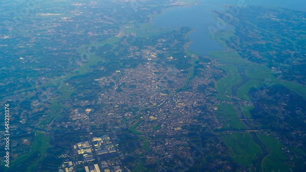 Fototapeta 空撮　関東地方
