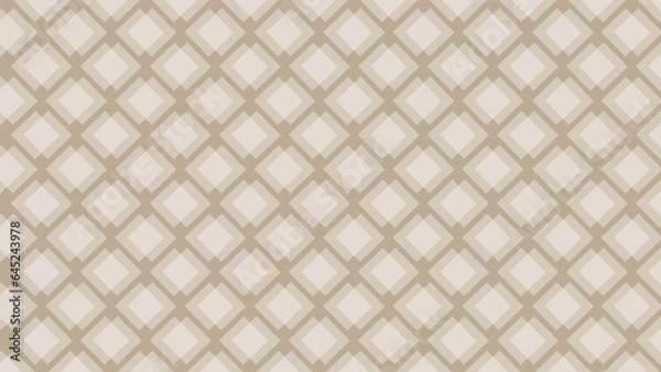 Fototapeta Brown seamless pattern with diamond shapes