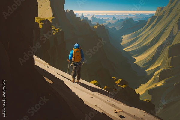 Obraz Hiking in the mountains