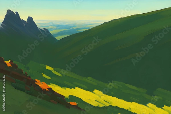 Obraz landscape with mountains