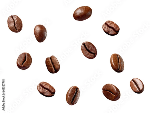 Fototapeta coffee bean brown roasted caffeine espresso seed