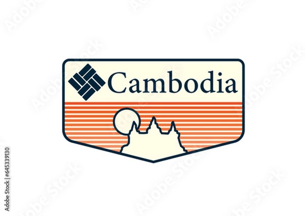 Obraz Logo Cambodia