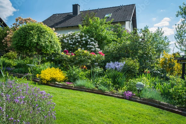 Obraz Gartenanlage im Mai