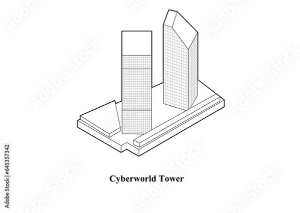 Obraz Cyberworld Tower