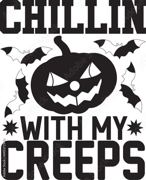 Obraz Chillin With My Creeps