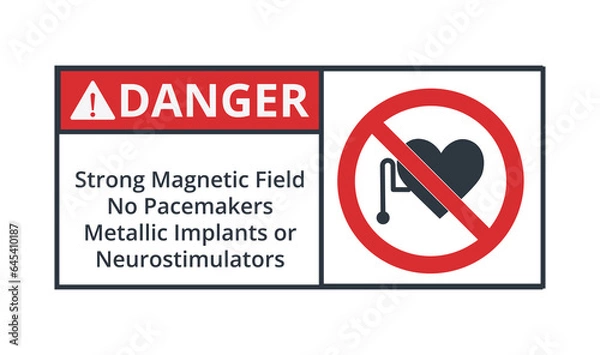 Obraz Strong Magnetic Field Symbol
