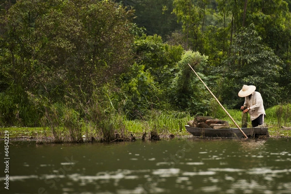 Obraz Fisherman in Vietnam