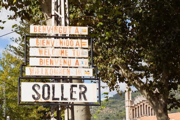 Obraz Benvigut a Soller