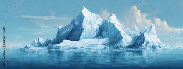 Fototapeta South and North pole and all things related