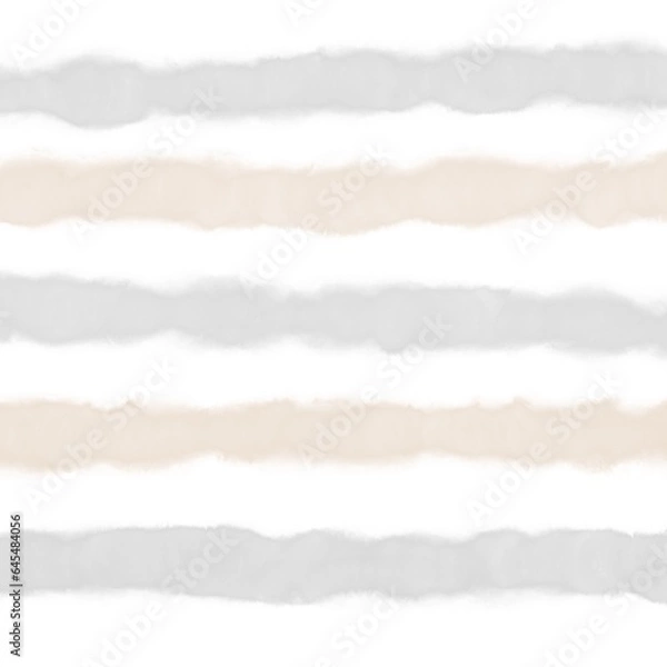 Fototapeta Gray Beige Stripe Hand Drawn Background