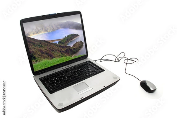 Fototapeta portable pc