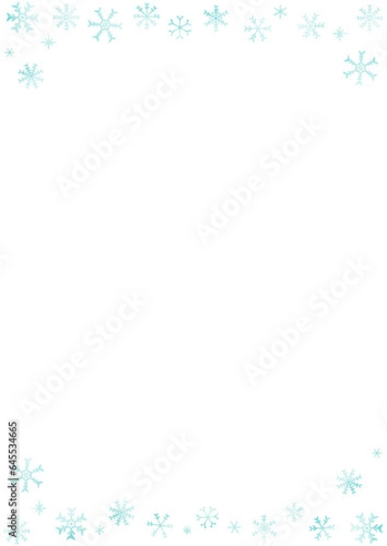 Fototapeta 綺麗な冬のフレーム