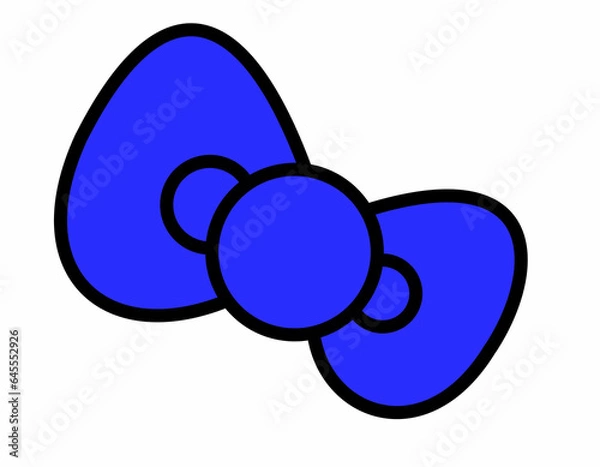 Obraz リボン(あお線)