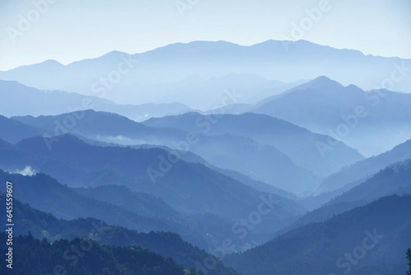 Obraz 天狗木峠から望む紀伊山脈