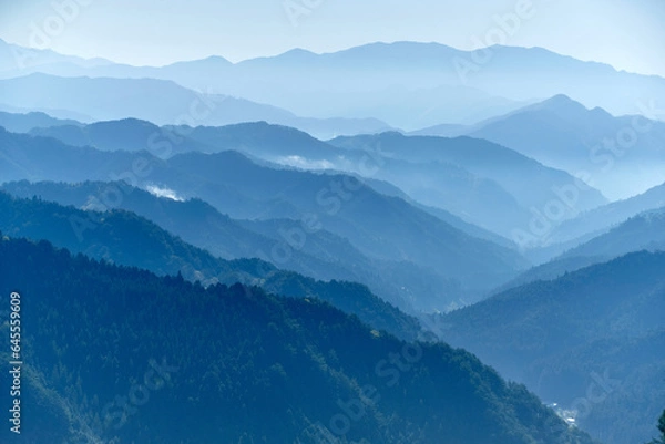 Obraz 天狗木峠から望む紀伊山脈