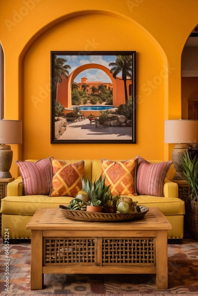 Fototapeta living room interior