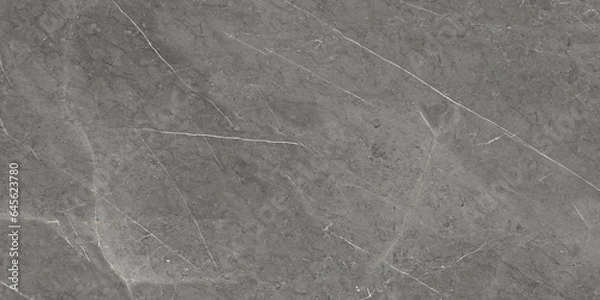 Fototapeta Real natural marble stone texture and surface background. Natural breccia marbel tiles for ceramic wall and floor, Emperador premium glossy granite slab stone