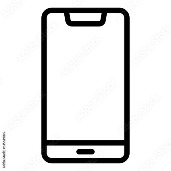 Fototapeta Smartphone Vector Icon Design Illustration