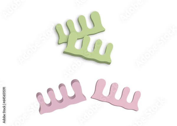 Fototapeta 足指開き（PNG）