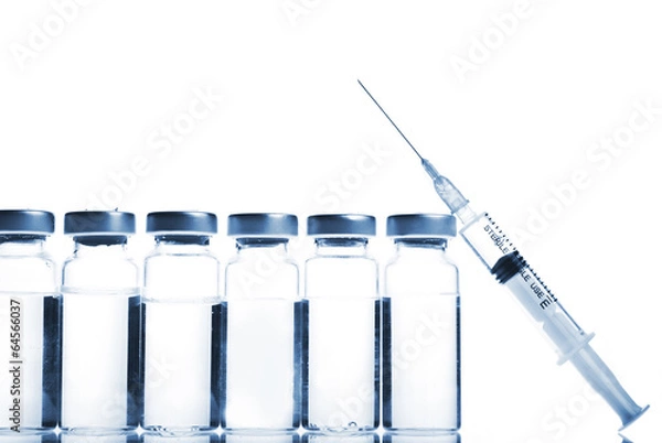 Obraz Vials and Syringe