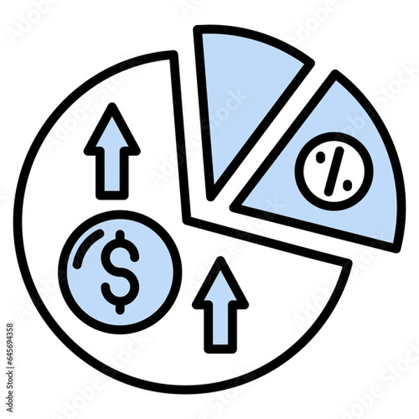 Fototapeta Profit Margin