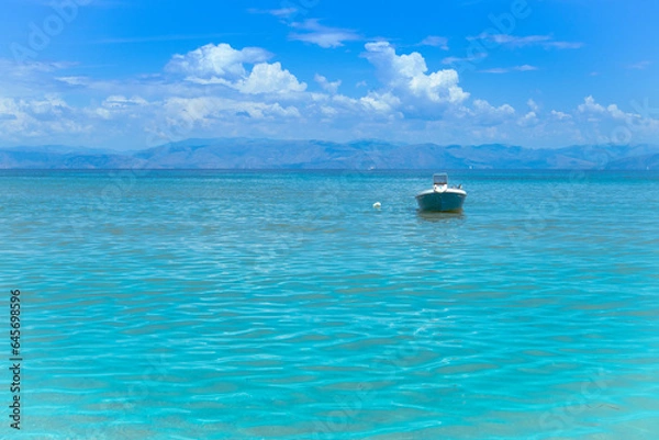 Obraz boat on the sea