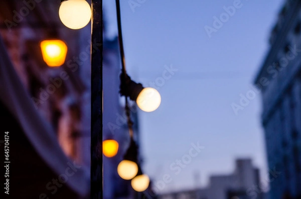 Obraz light in the city Timisoara