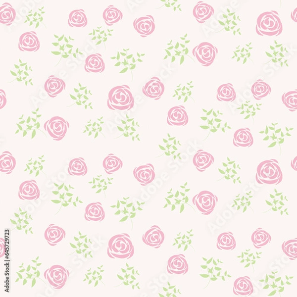 Obraz seamless pattern with pink roses