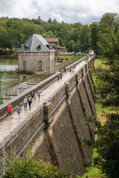 Obraz Le barrage du Lac de Settons