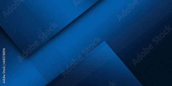 Fototapeta Abstract dark blue shape with different shades	
