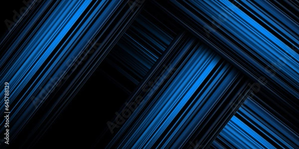 Fototapeta Abstract dark blue shape with different shades	