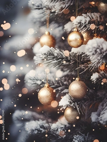 Obraz christmas tree decoration