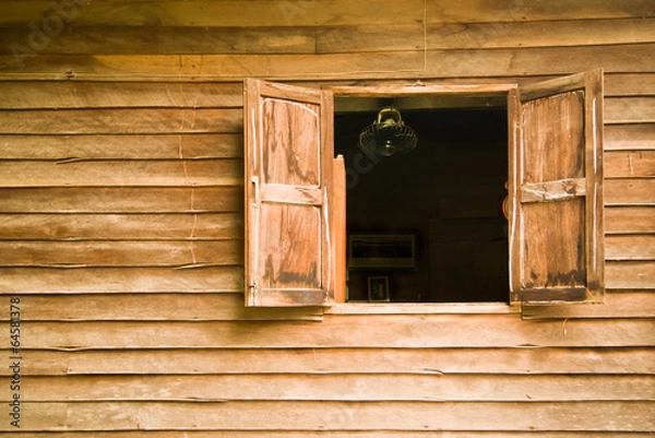 Obraz Old wooden windows