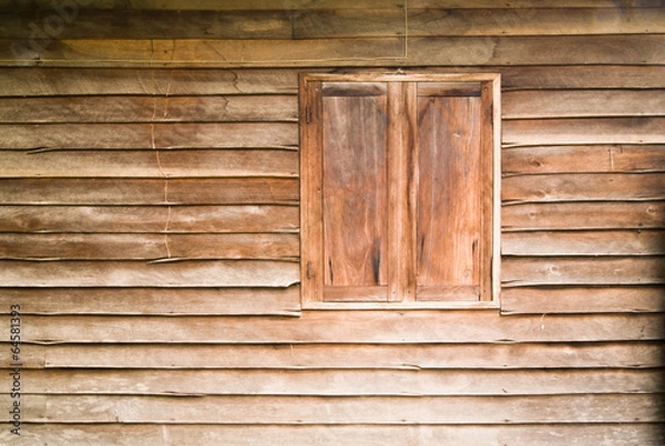 Obraz Old wooden windows