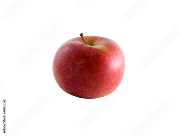 Obraz isolated braeburn apple with clipping path