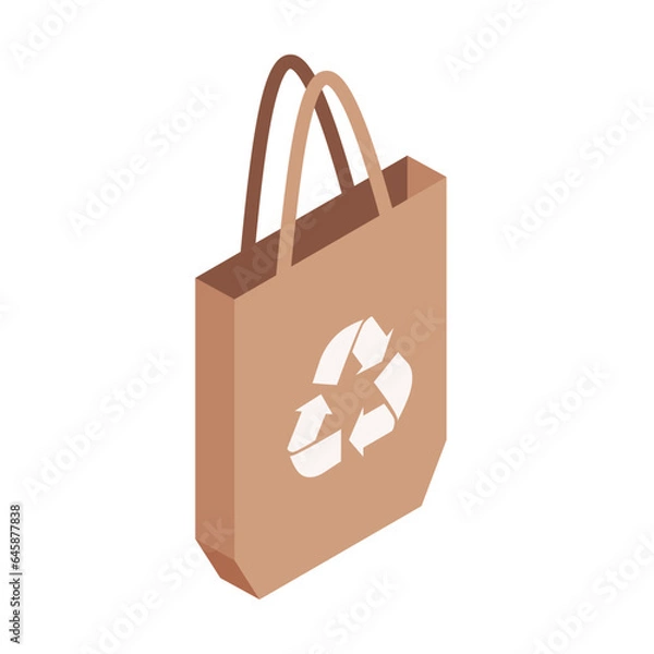 Obraz Green technology element isometric icon.