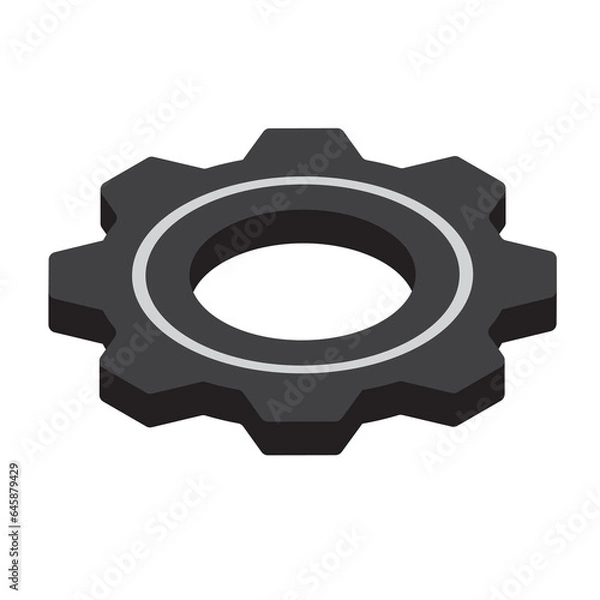 Obraz Green technology element isometric icon.