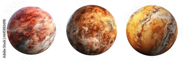 Obraz xoplanet, transparent background, isolated image, generative AI
