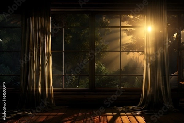 Fototapeta window in the night