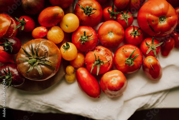 Obraz Tomaten Flatlay