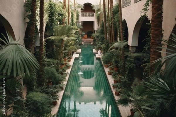 Obraz Riad in Marrakesh